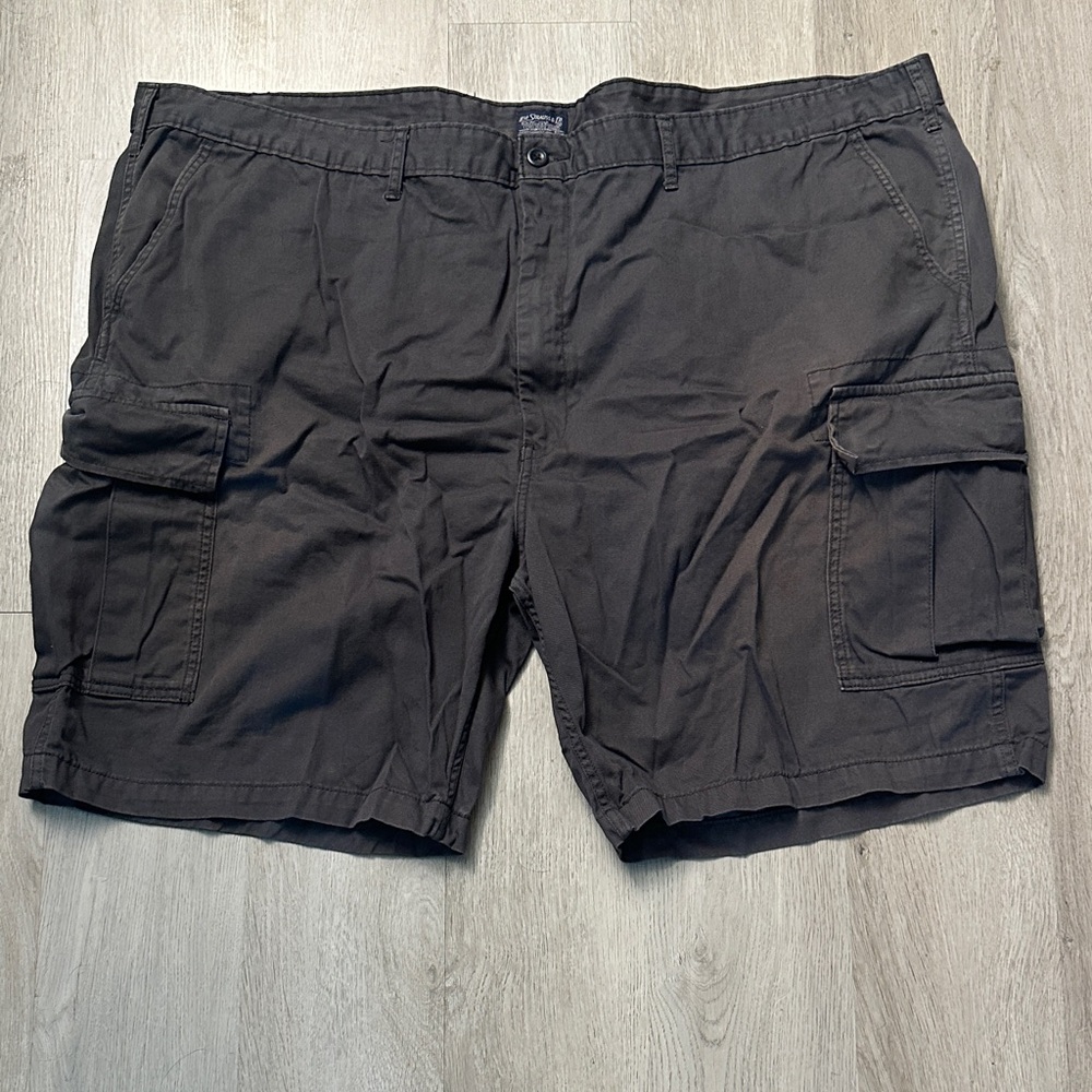 Men's Charcoal Cargo Shorts
